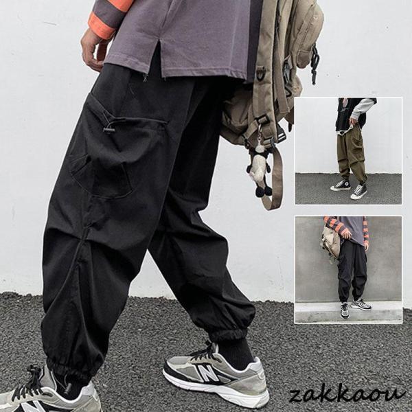 カーゴパンツ メンズ ボトムス ズボン ミリタリー ロング ゆったり 作業服 カジュアル おしゃれ ワークパンツ アウトドア ワイト