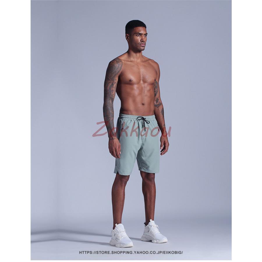 ハーフパンツ　メンズ　夏 半ズボン　短パン スウェット ショートパンツ 吸汗速乾 スポーツパンツ イージーパンツ
