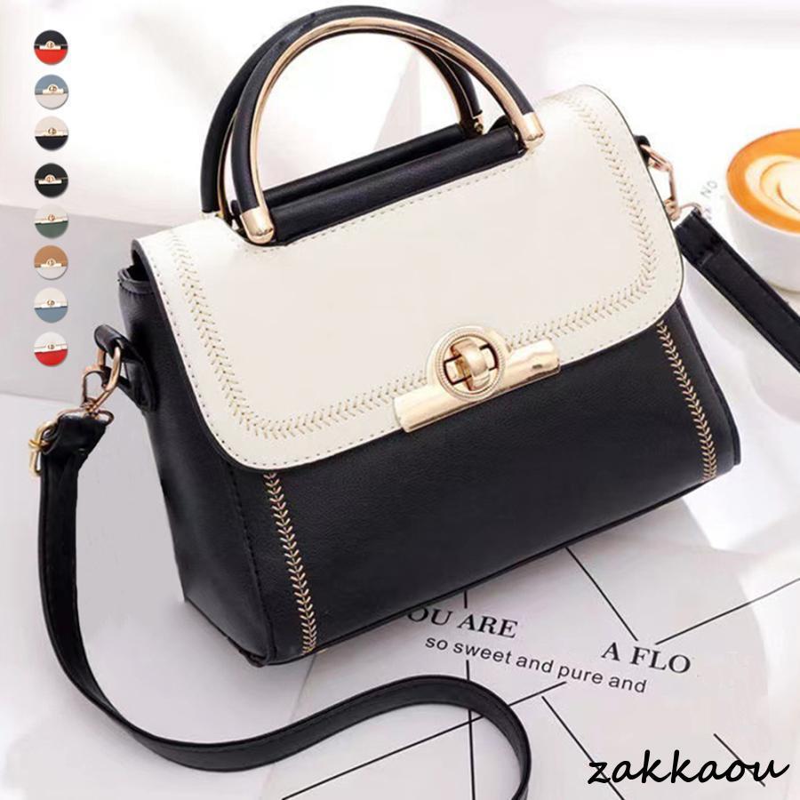 3way配色ミニショルダーバッグ 手提げ