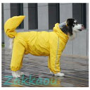 犬 レインコート フード付 犬用 犬服 犬 レインコート ペット用 カッパ 防水 小型犬 中型犬 雨具 犬のカッパ 大きいサイズ 雨の日 梅雨 お散歩 着せやす...