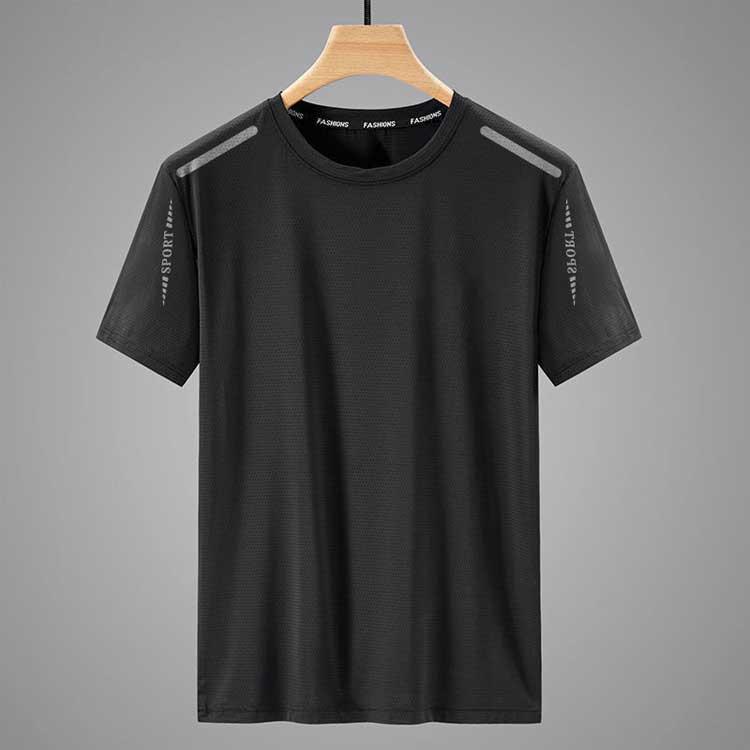 樂天商城 - 2枚セット！クールコア メンズ 半袖 夏用 2枚セット！クールコア Tシャツ トップス クルーネック 接触冷感 UVカット メッシュ 吸汗速乾 男女兼