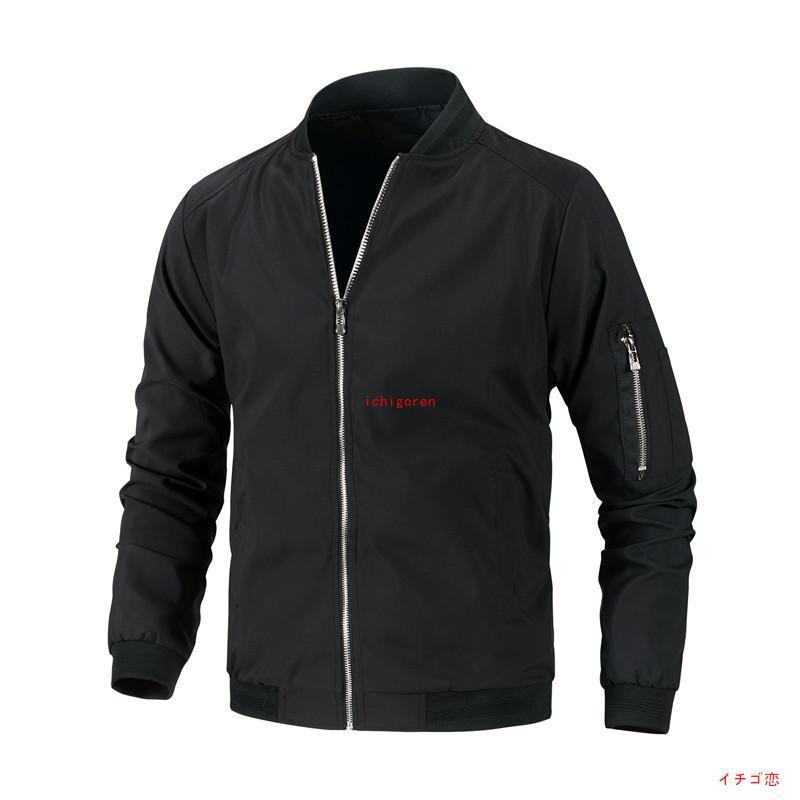 Coach Jackets - ミリタリー ジャケット ブルゾン メンズ ジャンパー ワークマン 長袖 薄手 シンプル 立て襟 おしゃれ アウター かっこいい 秋服 コート トップス ビジネス