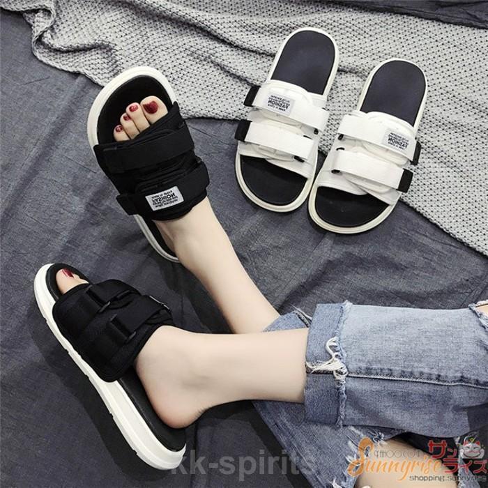 サンダル レディース メンズ スポーツサンダル スポサン フラット スリッパ 夏 歩きやすい 新作 男女兼..