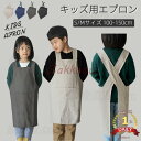 キッズ 子供 エプロン おしゃれ 色落ちしない こども 男の子 女の子 男女兼用 小学生 調理実習 ユニセックス キッズ用エプロン
