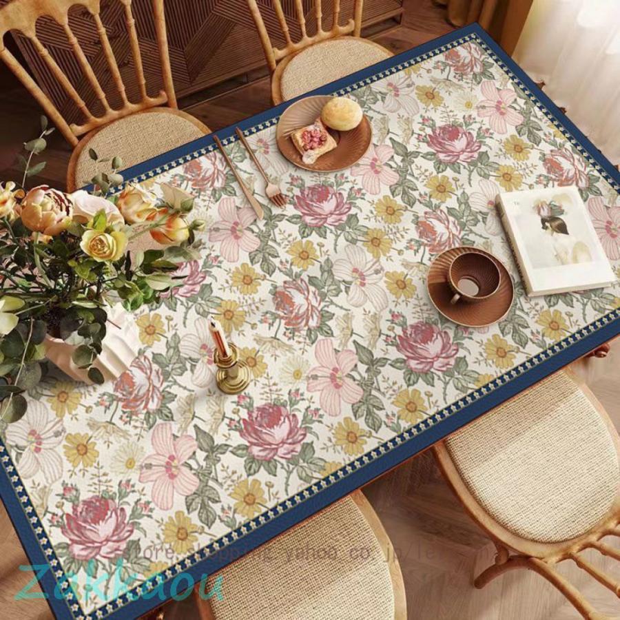 テーブルクロス レザー調 おしゃれ テーブルクロス ペルシャ風 長方形 正方形 撥水 防水 食卓カバー 防油 汚れ防止 シンプル テーブルカバー フリーカット