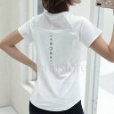 ヨガウェア フィットネス半袖Tシャツ ゆったり メッシュトップス レディース 吸汗速乾 スポーツウェア トレーニング ジョギ ング マラソン