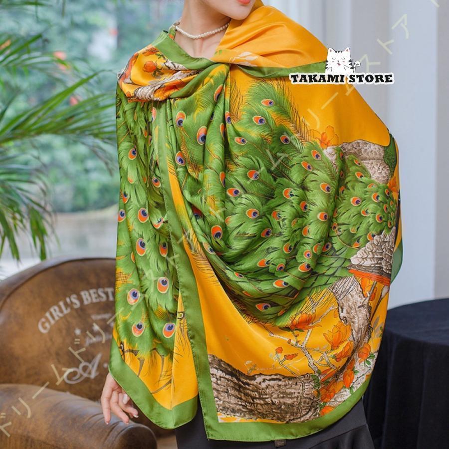 スカーフ 花 ストール マフラー シフォン 花柄 フラワー 小さめ 天素材 敏感肌 紫外線防止 UV 防寒 パ..