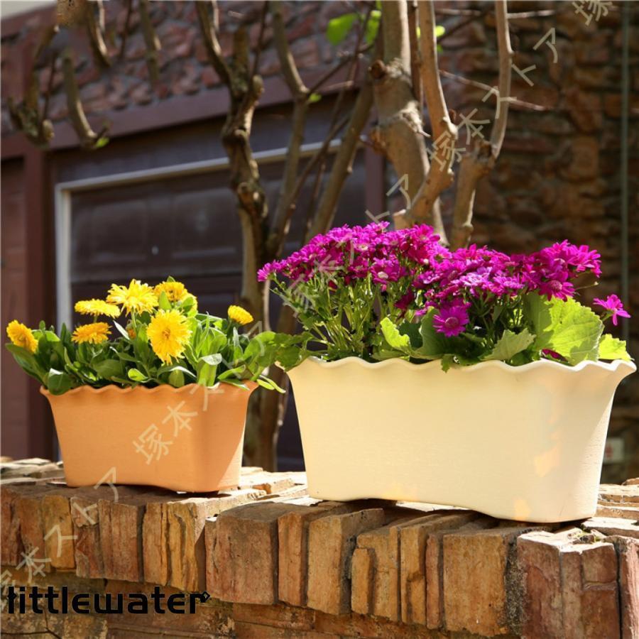 多肉植物鉢プランター 植木鉢 樹脂製 底に水抜き穴あり 大型 園芸 ガーデン プレゼント 現代 ベージュ ガーデニング バルコニー アーチ型通気口