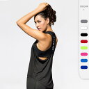 ヨガウェア スポーツウェア ス レディース タンク キャミソール Tストライプ ノースリーブ Tシャツ ジョギング ランニング マラソン