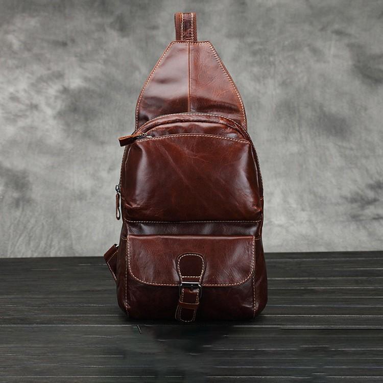 ボディバッグ メンズ 本革 2way 縦型 斜め掛け ショルダーバッグ 自転車 鞄 レザー ワンショルダー カジュアル 機能性