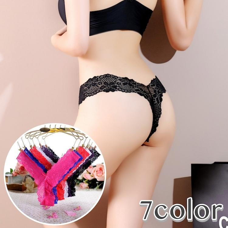 Tバック ショーツ レディース パンツ パンティー インナー 下着 単品 レース 透け感 シースルー 通気性 ランジェリー 女子力アップ 婦