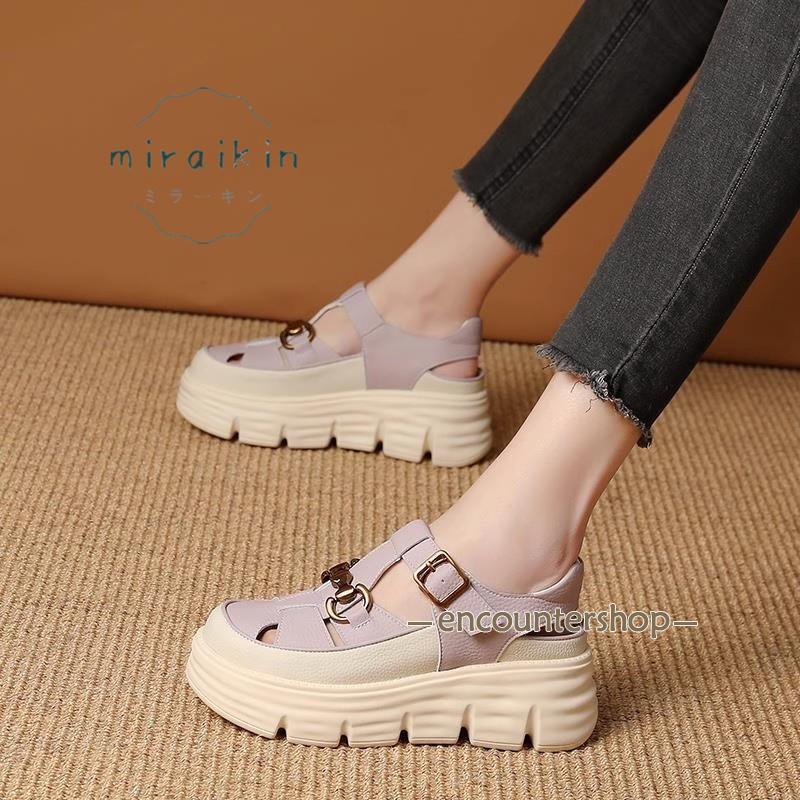 サンダル ストラップあり スポーツサンダル レディース 夏 グルカサンダル 厚底スニーカー ウェッジヒ..