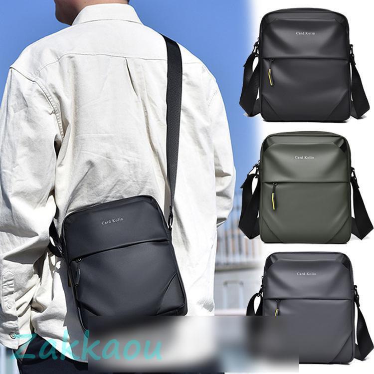 ショルダーバッグ メンズ 小さい ミニショルダーバッグ 軽い 小さめ おしゃれ カジュアル 肩掛け 撥水 斜めがけ シンプル(4)