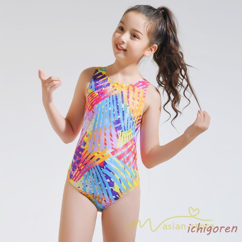 【スーパーセール限定】キッズ 水着 子供 女の子 子供水着 オールインワン 競泳水着 ワンピース フィットネス 水着 競泳用 練習用 トレーニング水着 夏 90cm~175cm