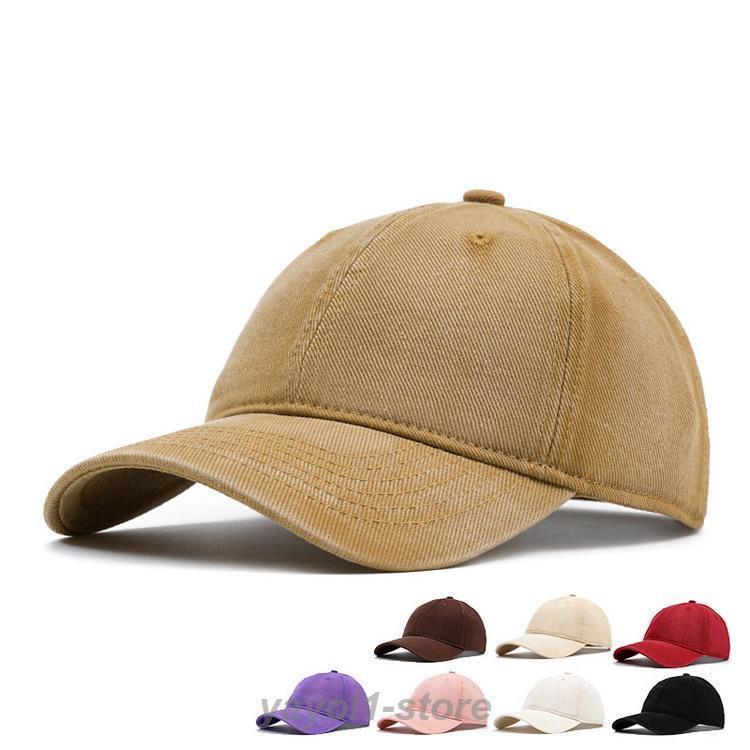 Rakuten - ベースボールキャプ メンズ レディース 野球帽 キャップ BBキャップ ウォッシュ 6パネル 帽子 サイズ調整可 日よけ