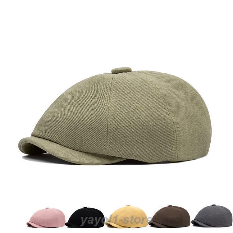 キャスケット メンズ レディース 帽子 カスケット ニュースボーイキャップ 日よけ サイズ調整可 春 秋(4)