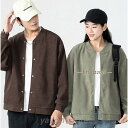コーチジャケット メンズ レディース コーデュロイ ジャケット ジャンパー 秋服 秋物 ライトアウター