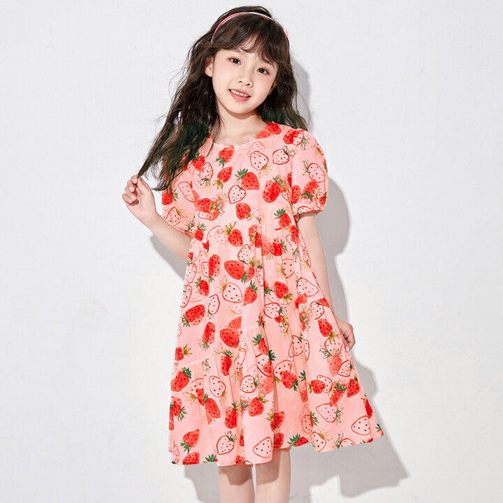 楽天市場】いちご ワンピース 120の通販