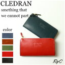 クレドラン 財布 レディース クレドラン CLEDRAN　クレドラン ECRA SERIES　ROUNDZIP LONG WALLET　L字ジッパーロングウォレット（ CL-1056 財布 L字ファスナー 長財布ラウンドジップ ）（ 商品番号 CLM-1056 ）