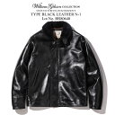 【全品ポイント5倍！エントリーで最大47倍】WILLIAM GIBSON COLLECTION ウイリアムギブソンコレクション TYPE BLACK LEATHER N-1 BY BUZZ RICKSON 039 S バズリクソンズ レザーN-1 BR80640