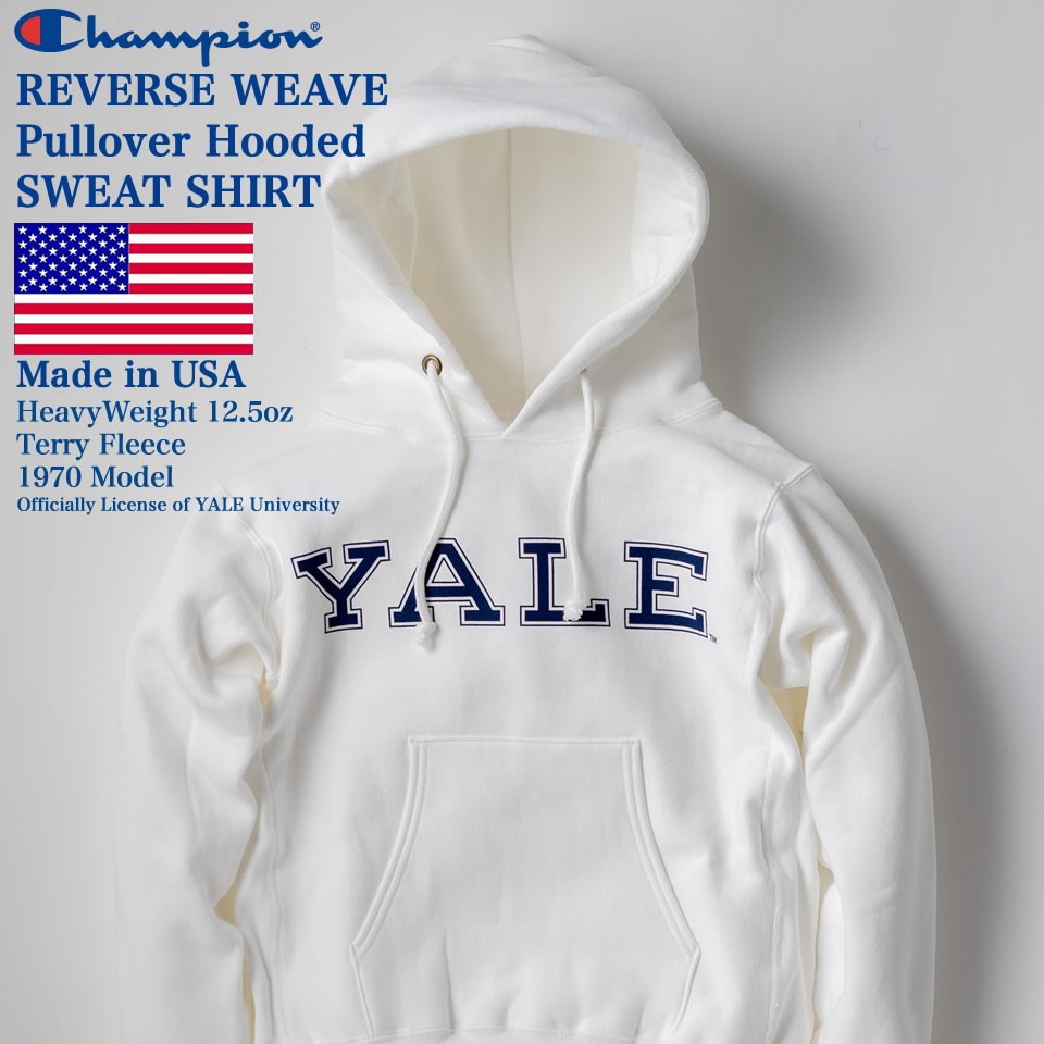 Championチャンピオン Reverse Weaveリバースウィーブ スエットプルパーカー MADE IN USA YALE ヘヴィーウエイト スウェット 米国製 C5-U106のサムネイル
