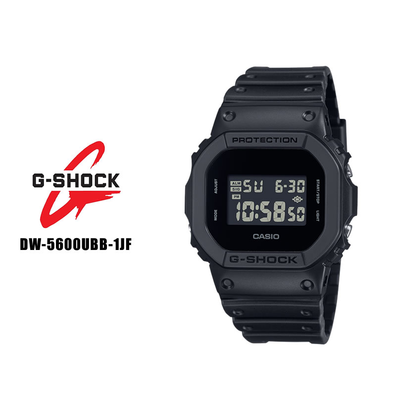 カシオ CASIO Gショック G-SHOCK 5600 SERIES DW-5600UBB-1JF ブラック文字盤 国内正規品 腕時計 メンズ