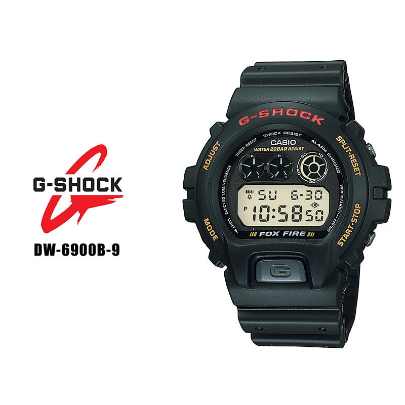  CASIO Gå G-SHOCK 6900 SERIES DW-6900B-9  ӻ 