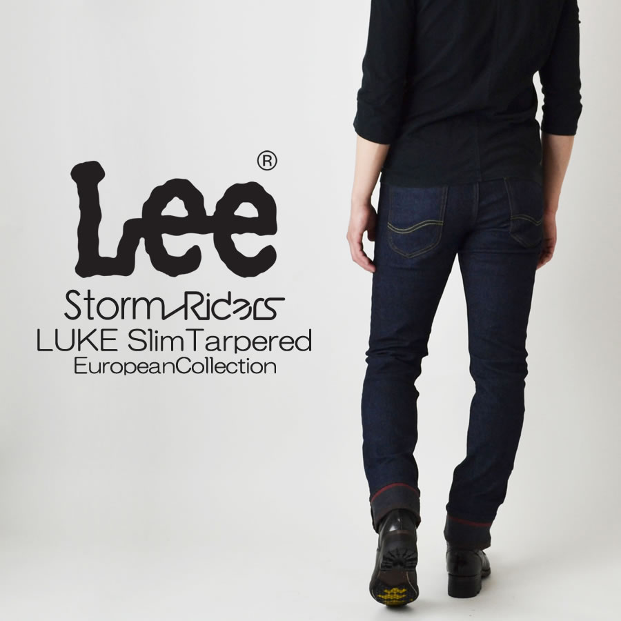 LEE ꡼ European Collection Luke Slim Tapered Storm Rider Jean ȡ饤  ȥåǥ˥ ̤ȯ EUǥ