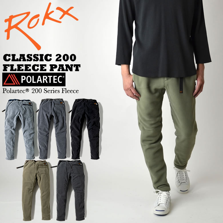 ROKX ロックス CLASSIC 200 FLEECE PANT クラシック200フリースパンツ ポーラーテック RXMF191076