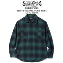 SUGAR CANE シュガーケーン OMBRE PLAID HEAVY FLANNEL WORK SHIRT オンブレーチェック ヘビーフランネルワークシャツ 東洋エンタープライズ
