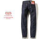 DOUBLE WORKS ダブルワークス BY WAREHOUSE 332 SLIM FIT ONE WASH デニム ジーンズ ジーパン パンツ スリム