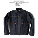 GREENEBAUM BROS グリーンバウムブラザーズ BY WAREHOUSE 2214 1880 HEAVY LEATHER BOUND BROWSE デニムブラウス NON-WASH RIGID