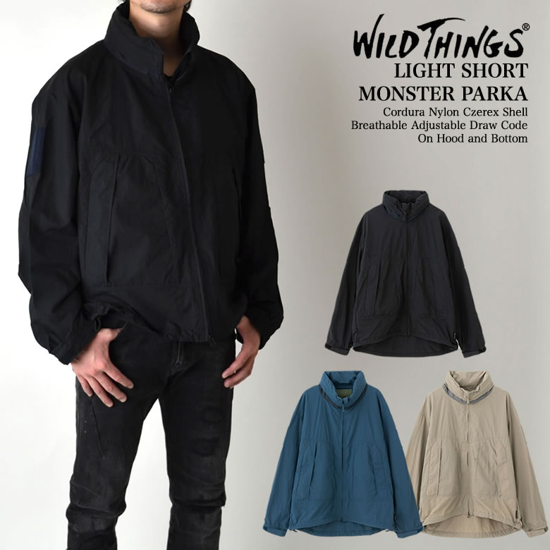 Rakuten - 【楽天お買物マラソン限定割引クーポン発行中！】WILDTHINGS ワイルドシングス LIGHT SHORT MONSTER PARKA ライトショート モンスターパーカー WT26001SK