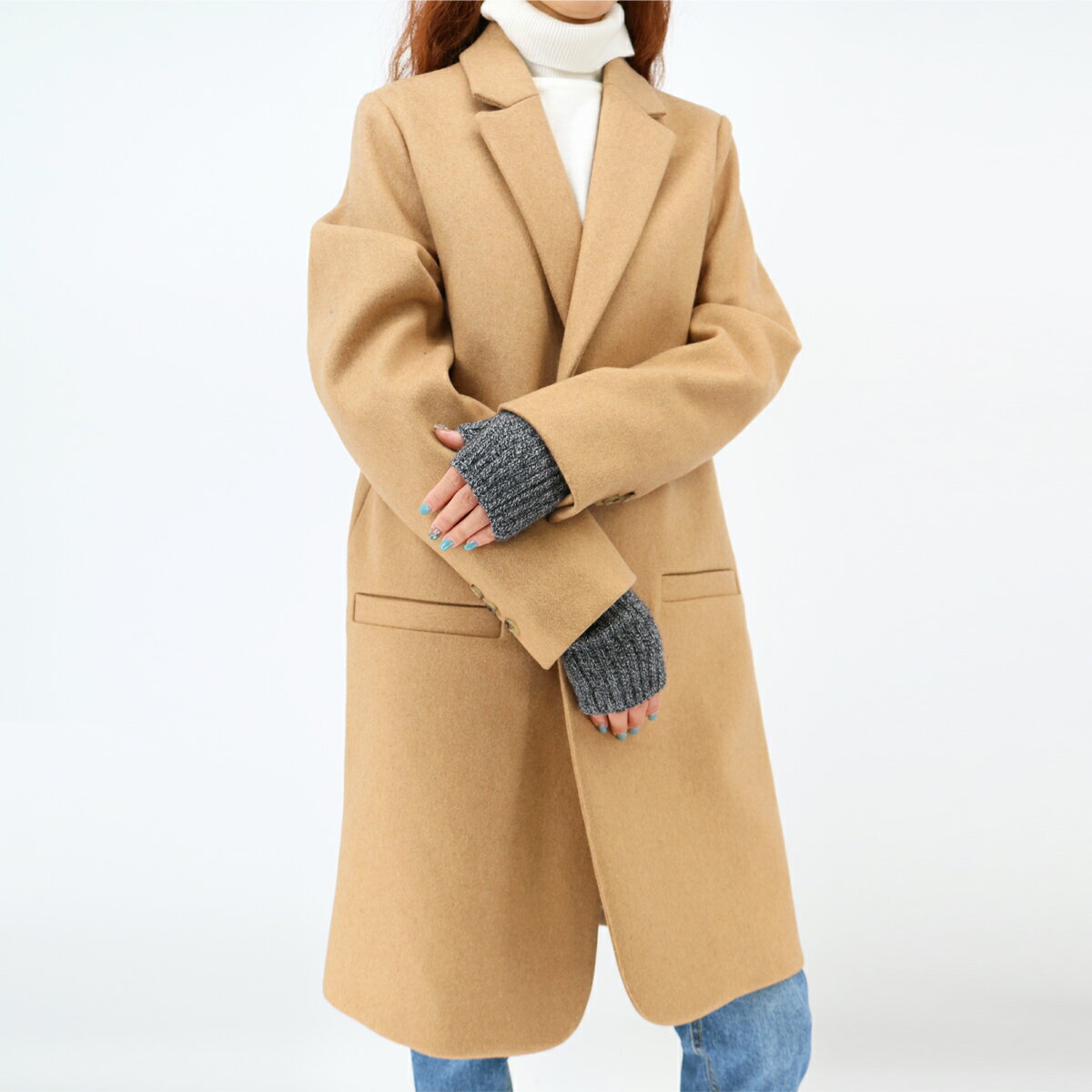 【ラッピング無料】JOHNSTONS ジョンストンズ HAE2681 カシミヤグローブ 手袋 レディース プレゼント ギフト アームウォーマー フィンガーレス ブランド