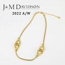 J&M DAVIDSON ジェイアンドエム デヴィッドソン Loop Link Necklace JLLN0XX TABR 150G/GOLD ネックレス ロゴBOX入り ギフト プレゼント アクセサリー