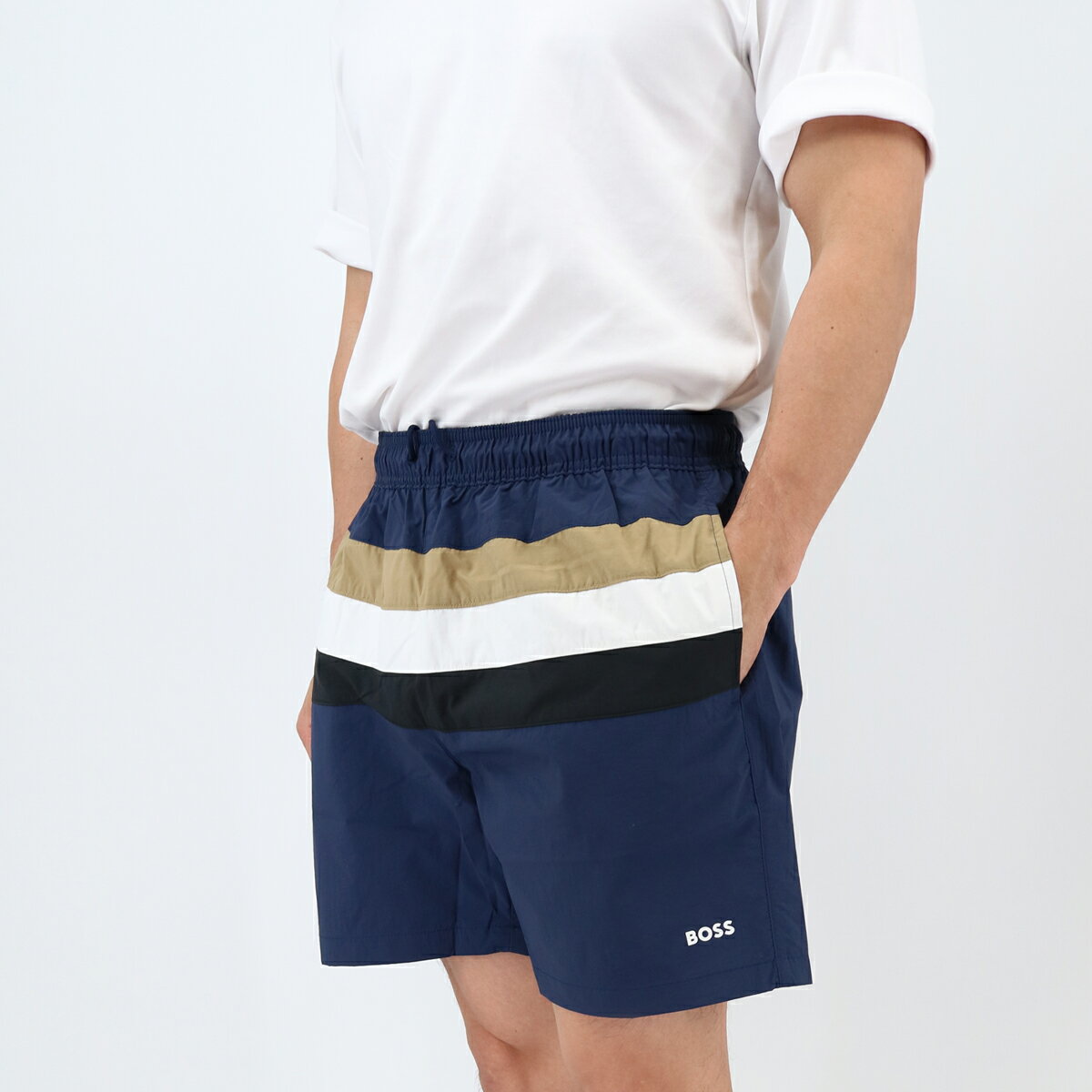 ■HUGO BOSS ヒューゴ ボス メンズスイムショーツ 50539210 Louis 304442 水着 ショートパンツ ロゴ 海パン プール ブランド