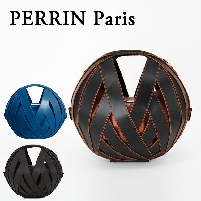【PERRIN Paris】ペランパリ LE PANIER ル パニエ レザーハンドバッグ ミディアムのサムネイル