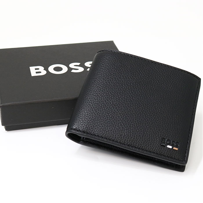 HUGO BOSS ヒューゴ ボス ボスコレクション 50491962 メンズ二つ折り財布 小銭入れ付き ロゴ ギフト プレゼントのサムネイル