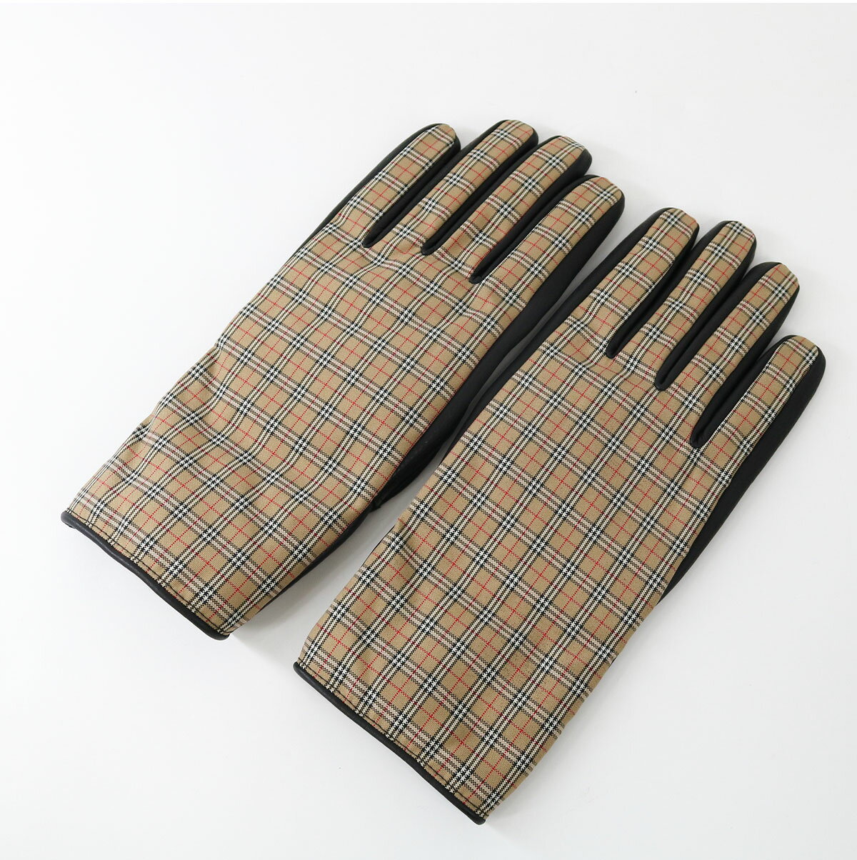 【ラッピング無料】BURBERRY バーバリー メンズ手袋 8044493 A7026 チェック ロゴ ギフト プレゼント グローブ ブランド