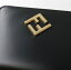 FENDI フェンディ ラウンドジップ 二つ折り財布 8M0508 ALV4 FFダイヤモンド ジップアラウンド財布 ミディアム ロゴ BLACK レザー プレゼント ギフト ブランド