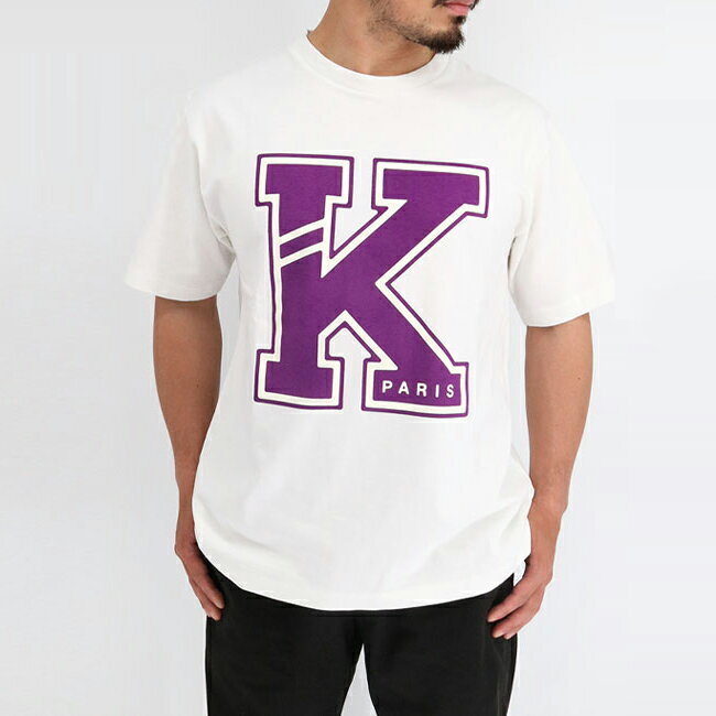 KENZO PARIS ケンゾー　パリス FD55TS452 4SY メンズ半袖Tシャツ クルーネック ロゴT Kt-shirt プリント レディース ユニセックス ロゴ カットソー 2024father ブランド