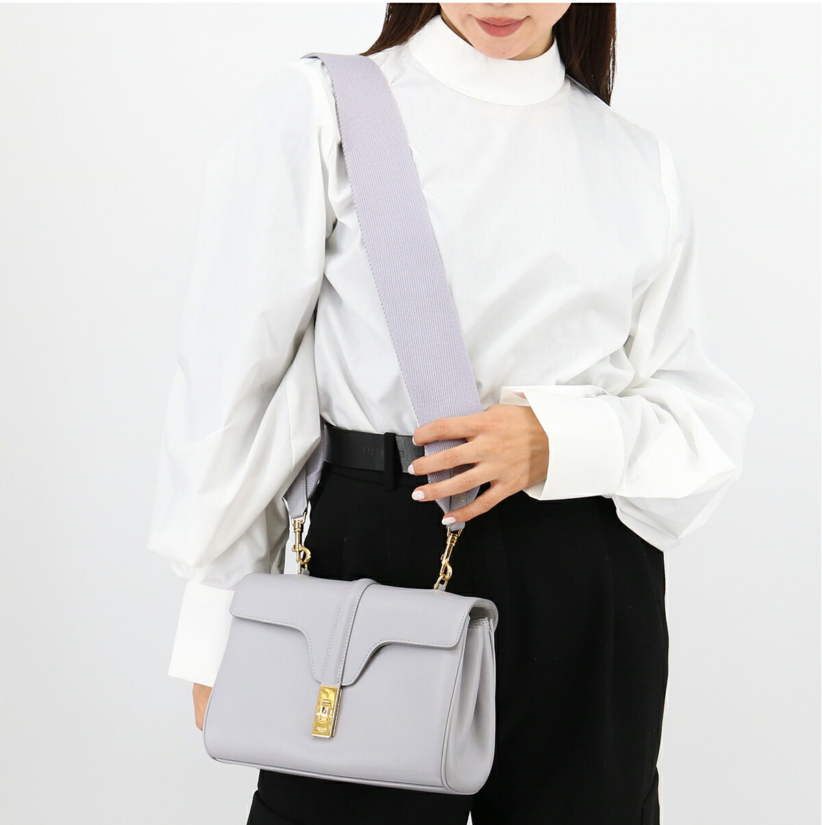 CELINE セリーヌ ショルダーバッグ 196853CR4 ティーン ソフト16 ショルダーバッグ クロスボディ ロゴ 鞄 レディース ブランドBAG