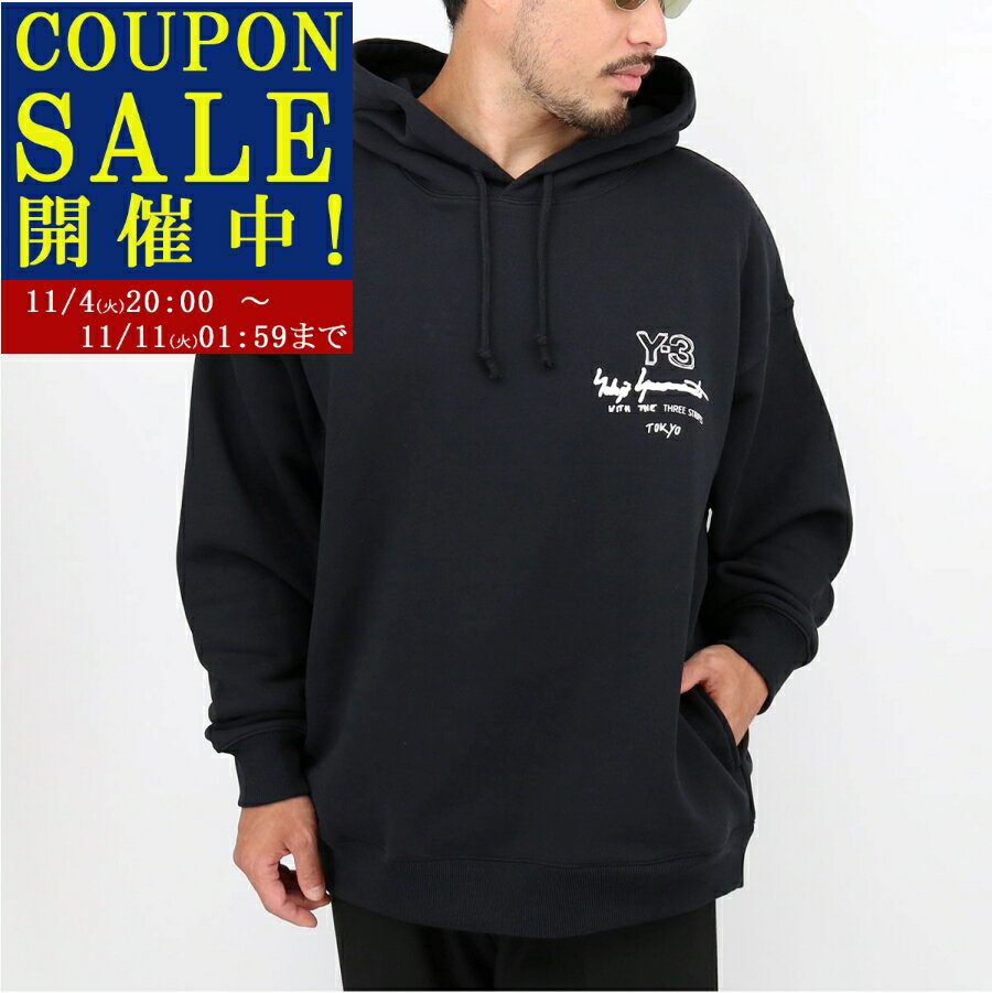 ■Y-3 ワイースリー GRAPHIC FT HOODIE KB2604 ロゴプリント グラフィック フレンチテリー フーディー 長袖 LS パーカー メンズ レディース ユニセックス ブランド【sale_1104】【SALE1500】