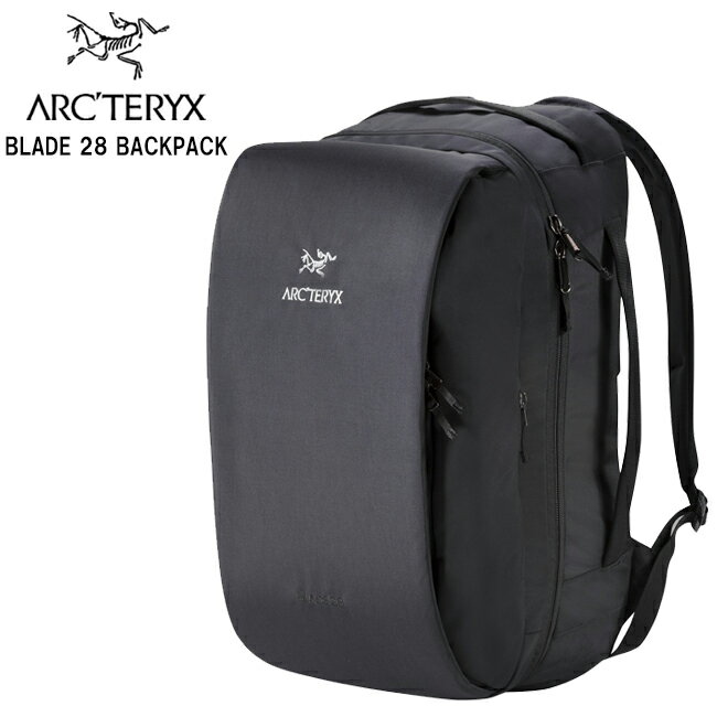 【Arc'teryx】アークテリクス 16178 BLADE 28 BACKPACK バックパック リュック 鞄 タブレット PC収納 ブラック アウトドア 旅行 ビジネス 通勤 通学 メンズ レディース プレゼント ギフト