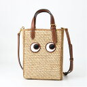 ANYA HINDMARCH アニヤ ハインドマーチ 5050925189057 アイズ N/S ミニ トートバッグ ショルダーバッグ かごバッグ クロスボディ ハンドバッグ 2WAY