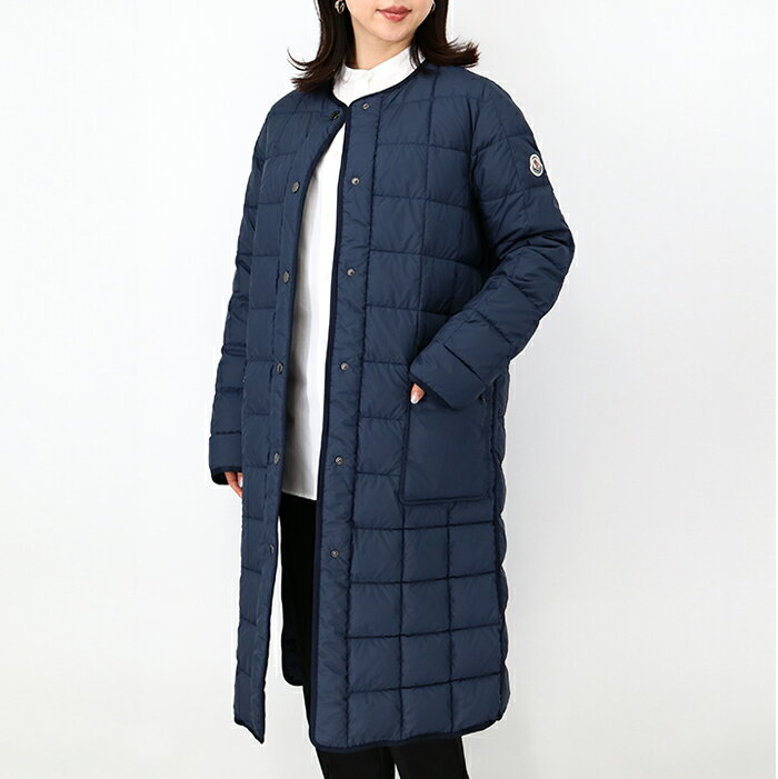 MONCLER モンクレール FAISAN GIUBBOTTO 1C00017 54A81 レディースダウンコート ロング 三角マフラー付き ロゴ アウター ダウンジャケット コントロールタグ付き 1