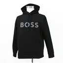 HUGO BOSS ヒューゴ ボス ボスコレクション 50504750 メンズロゴプリントパーカー フーディー 長袖 スウェット プルオーバー HOODIE WITH LOGO PRINT