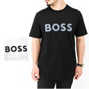 HUGO BOSS ヒューゴ ボス ボスコレクション 50506344 メンズロゴプリントTシャツ 半袖 コットンジャージー レギュラーフィットTシャツ SS TEE クルーネック カットソー ブランド