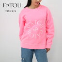 PATOU パトゥ JE0709985453B ロゴ刺繍スウェット トレーナー MEDALLIONLOGO SIGNATURE 長袖 クルーネック