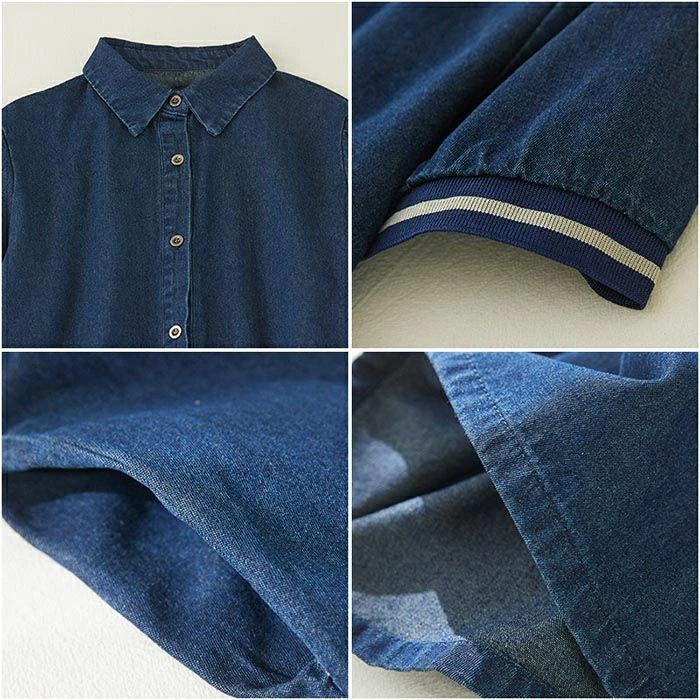 デニムワンピース ワンピース レディース 半袖 夏 シャツワンピース デニム ロングワンピース ポロワンピース デニム 大人 Aライン デニ